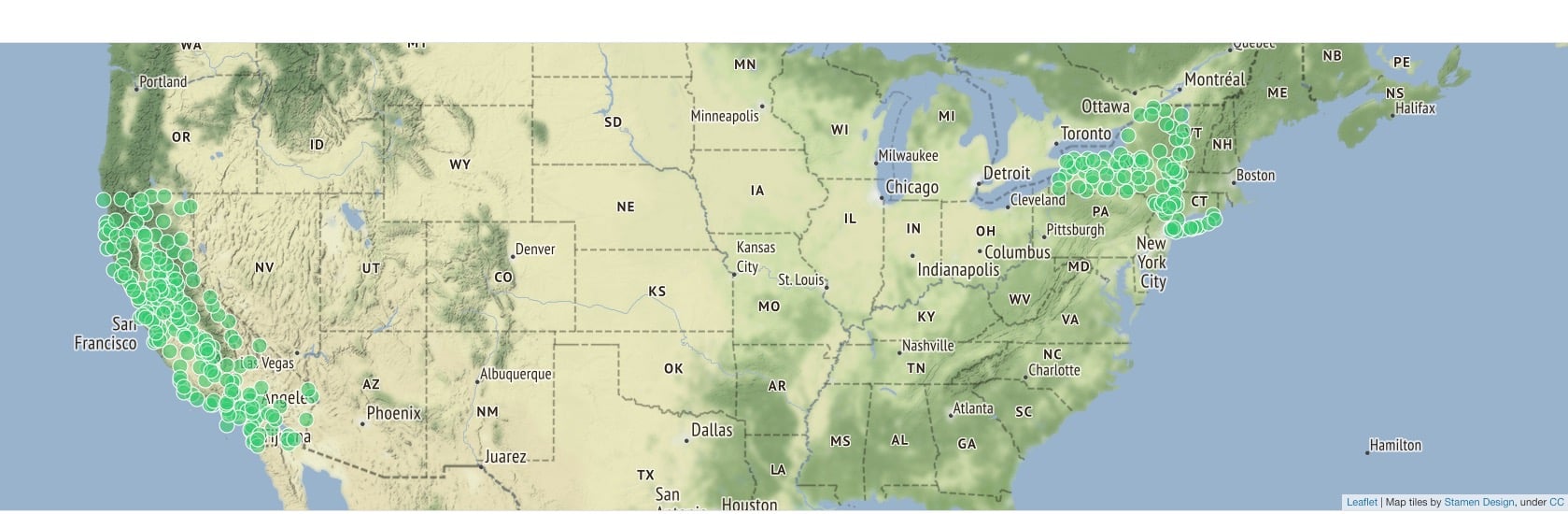 GeoPoint results